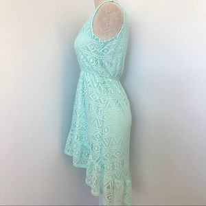 👗Candie’s turquoise high low dress